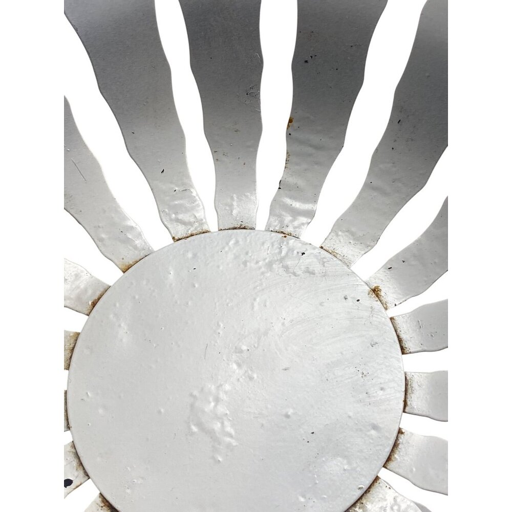 Decorative White Metal Fruit Bowl Urn - Picture 8 of 8